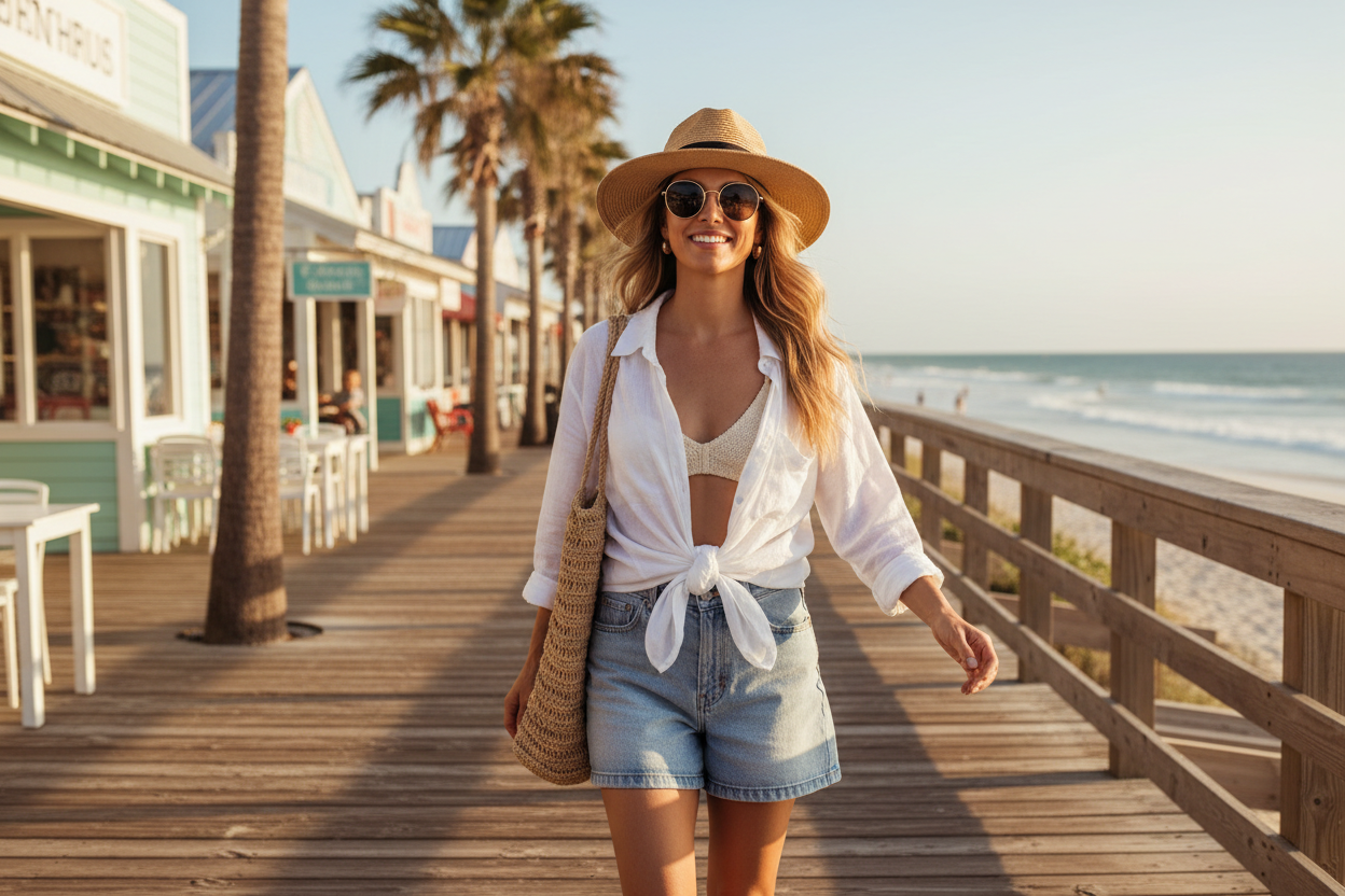 Women's coastal shirts and beach tops – breezy, relaxed resort styles for the coast and beyond