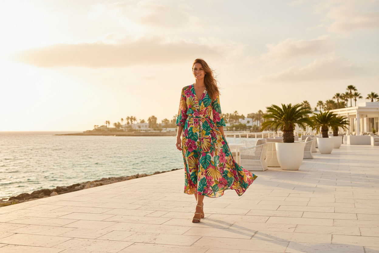 Women's Midi Dresses – Casual Beach & Coastal Styles - Surfside Wear