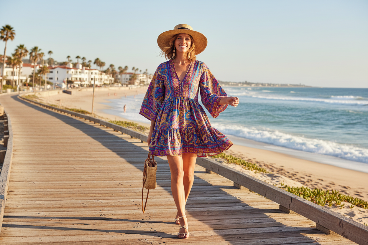 Women's mini dresses – casual, flirty beach and coastal styles for summer days and resort nights
