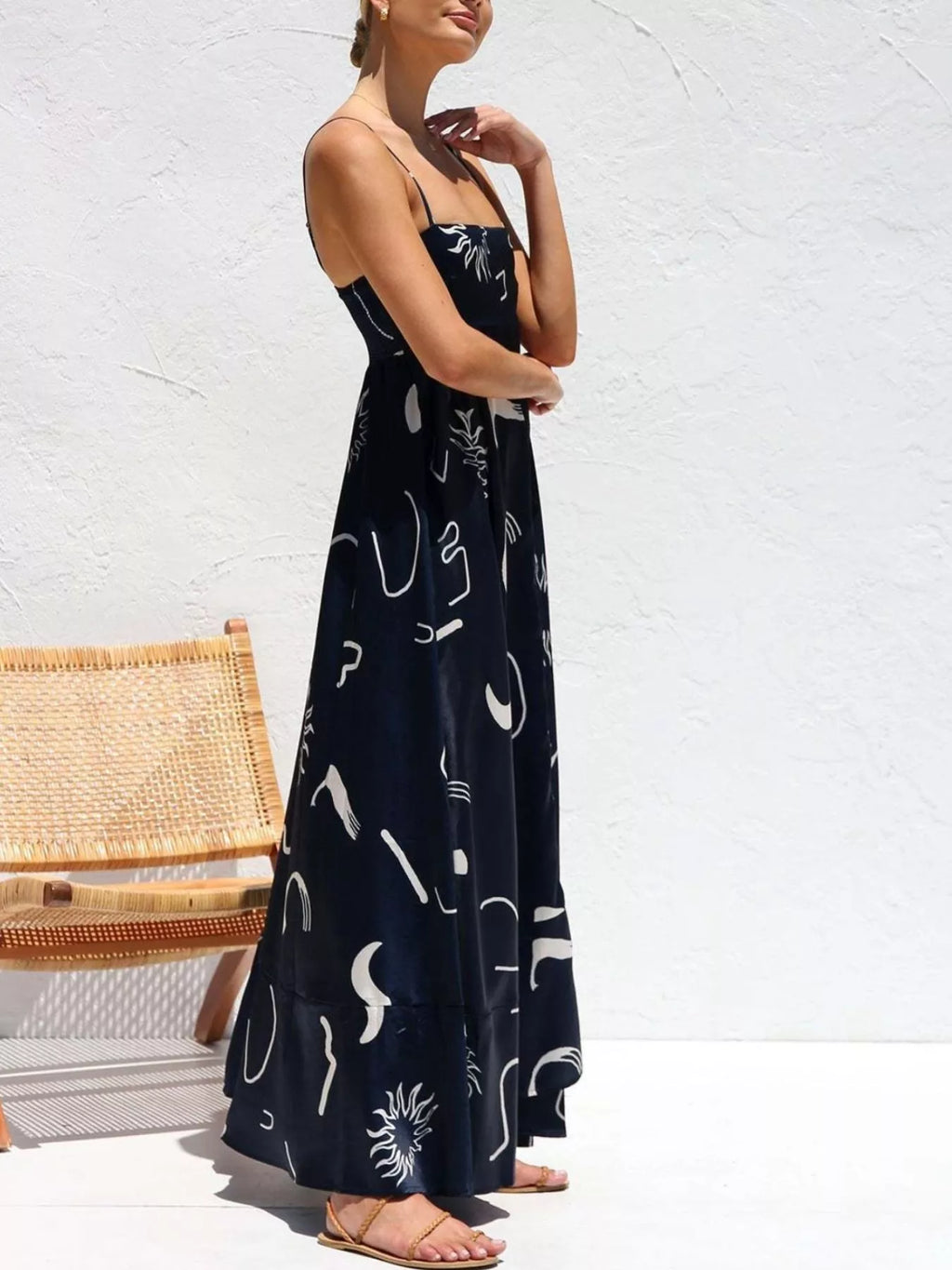 Women's Spaghetti Strap Maxi Dress – 5 Colors, S–L