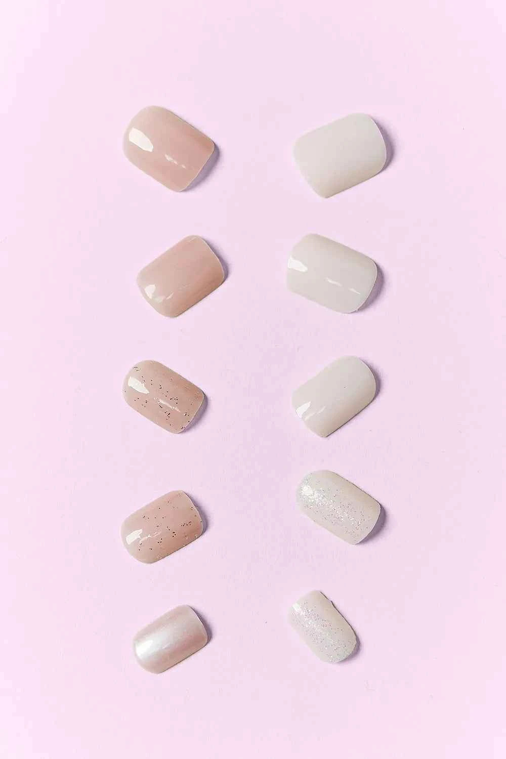Women's So Pink Beauty Press-On Nails 2 Pack 48 Pieces Glue Included One Size