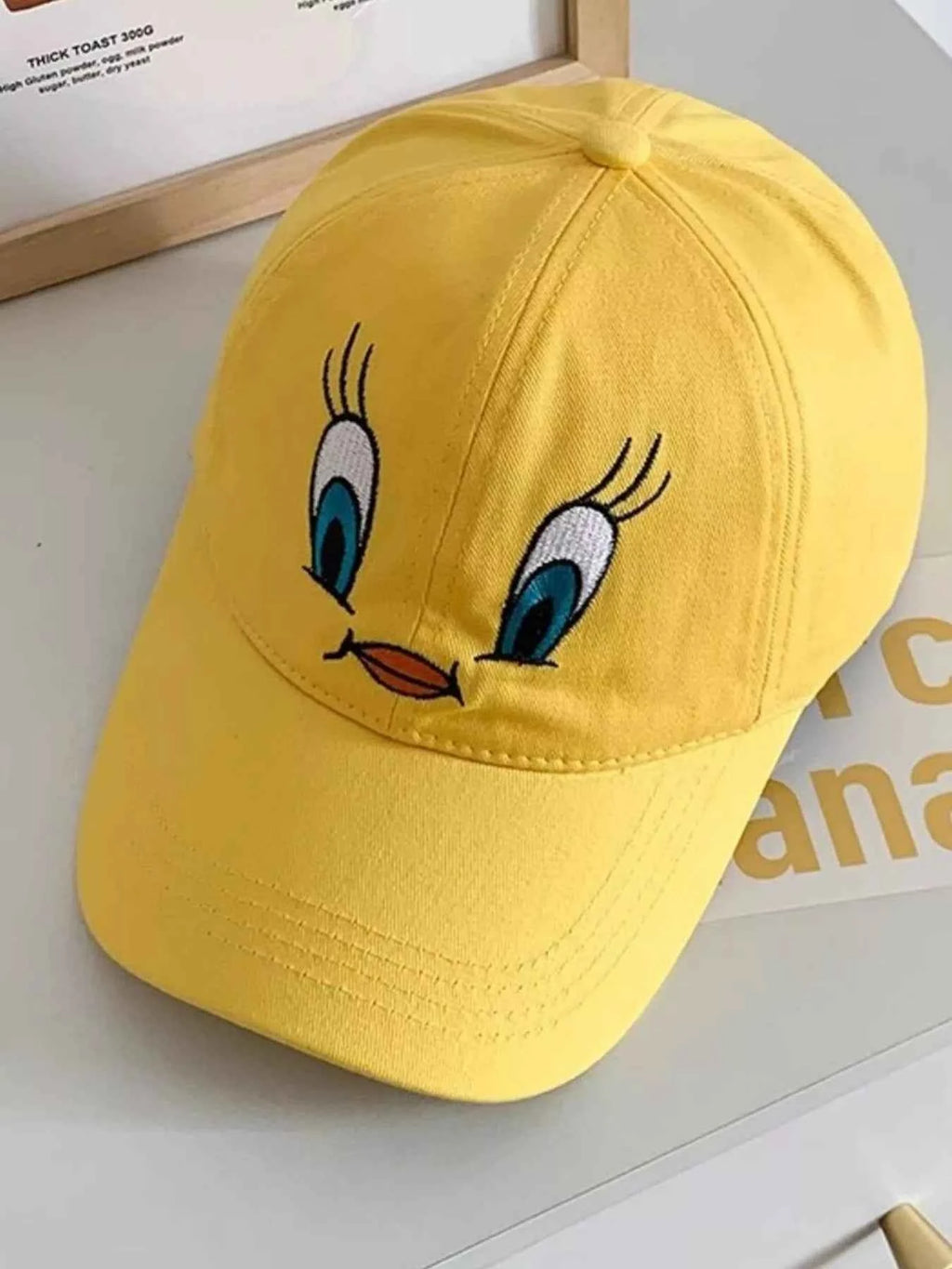 Women's Kawaii Duck Face Embroidered Baseball Cap K-Fashion Coastal One Size
