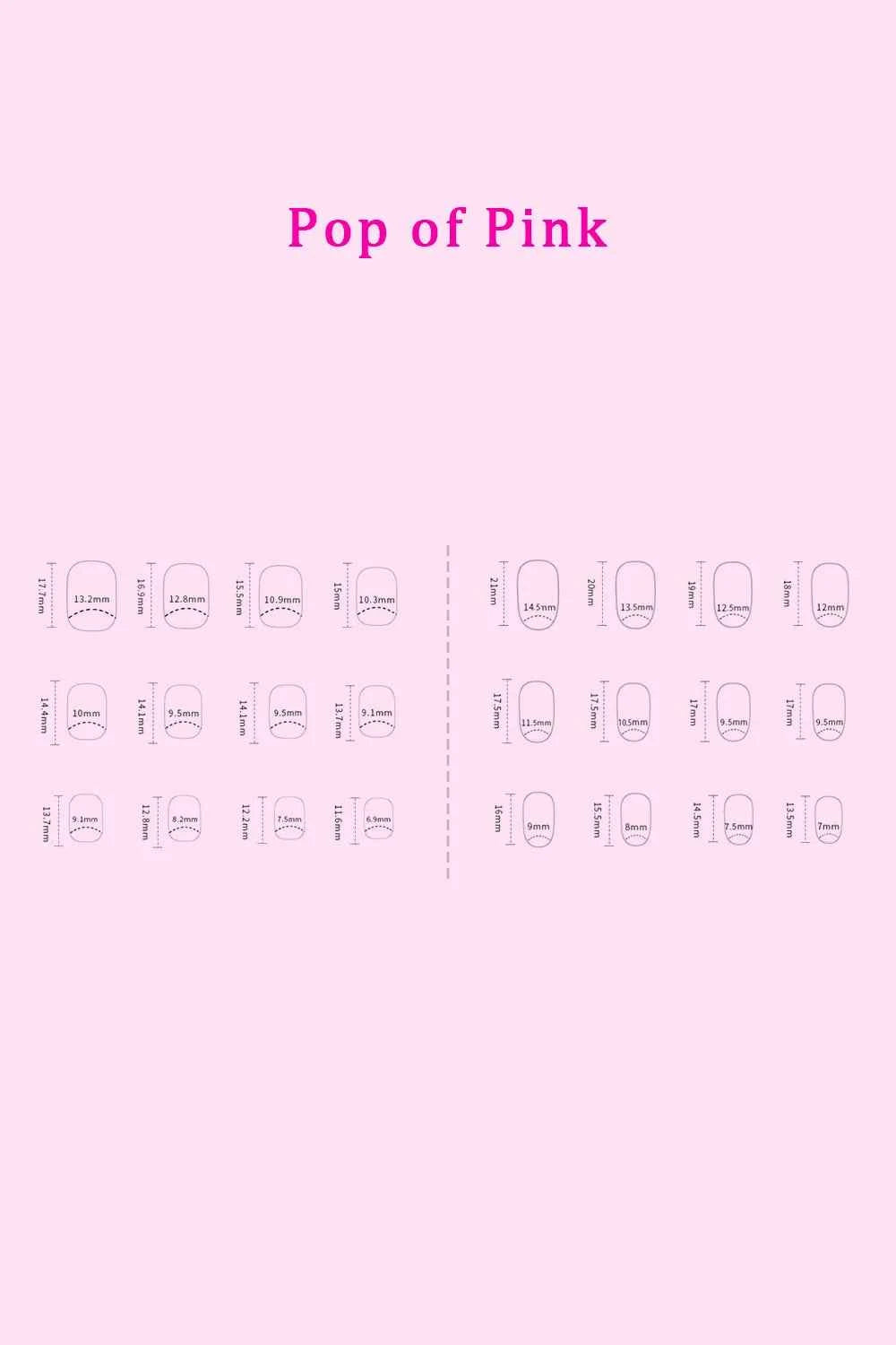 Women's So Pink Beauty Press-On Nails 2 Pack 48 Pieces One Size
