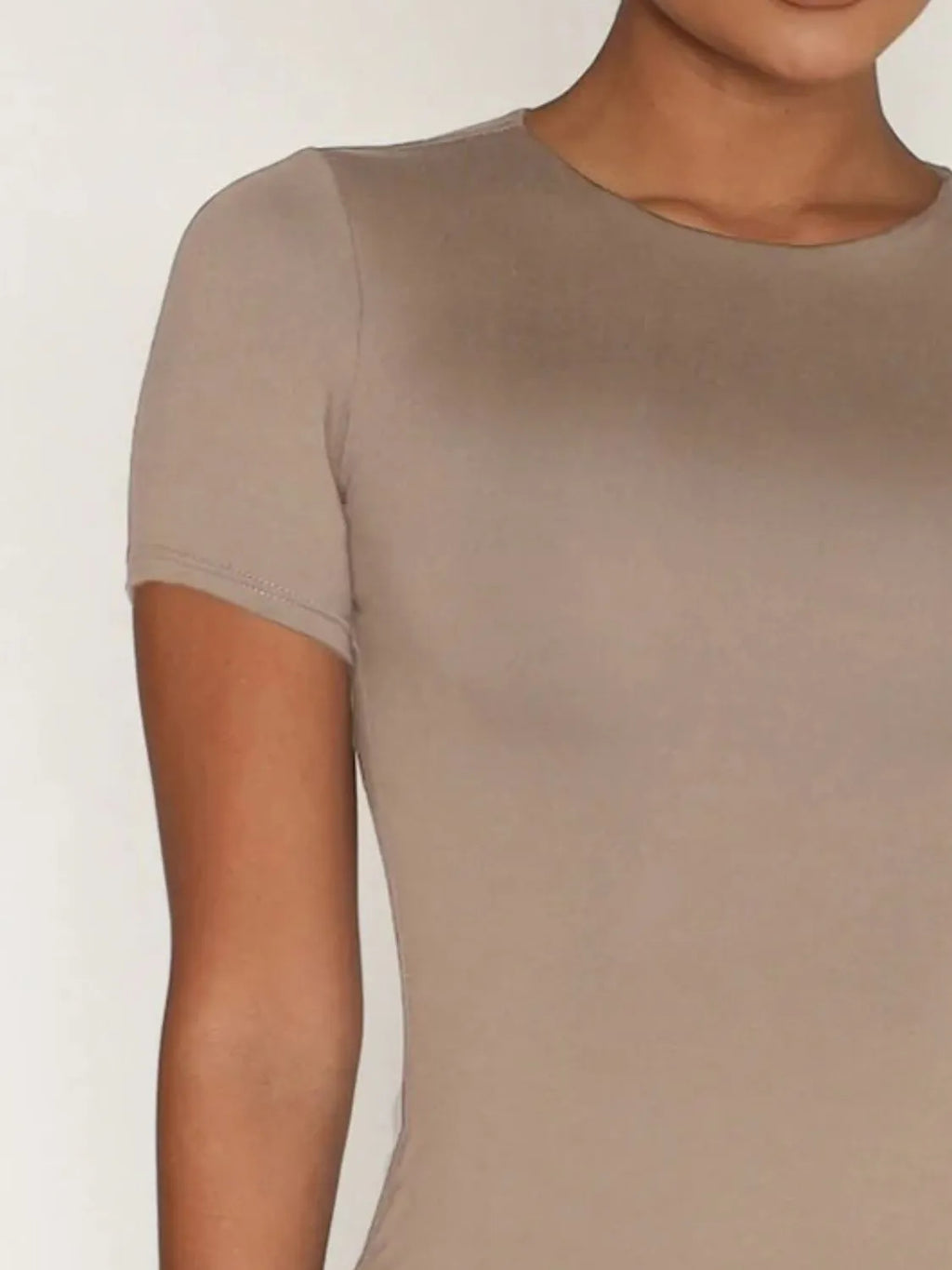 Women's Round Neck Short Sleeve Swim Top – 9 Colors