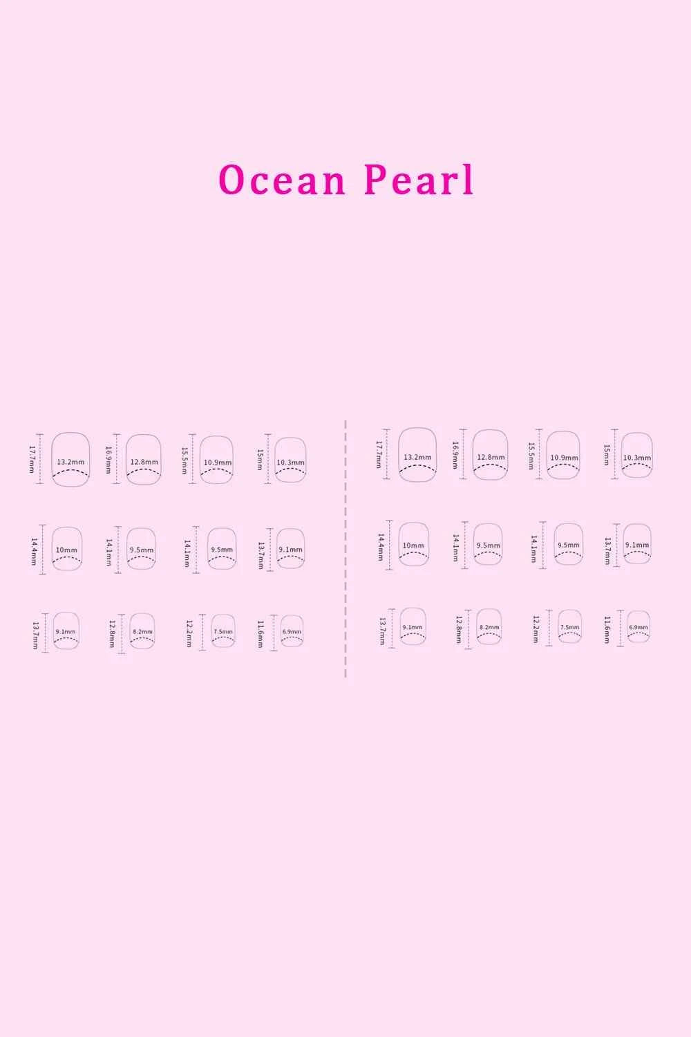 Women's So Pink Beauty Press-On Nails 2 Pack 48 Pieces Glue Included One Size