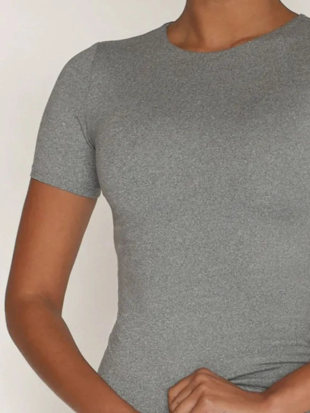 Women's Round Neck Short Sleeve Swim Top – 9 Colors