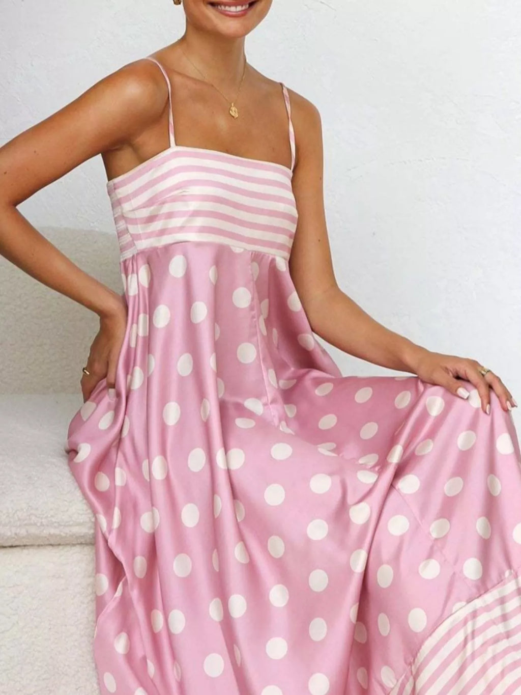 Women's Spaghetti Strap Maxi Dress – 5 Colors, S–L