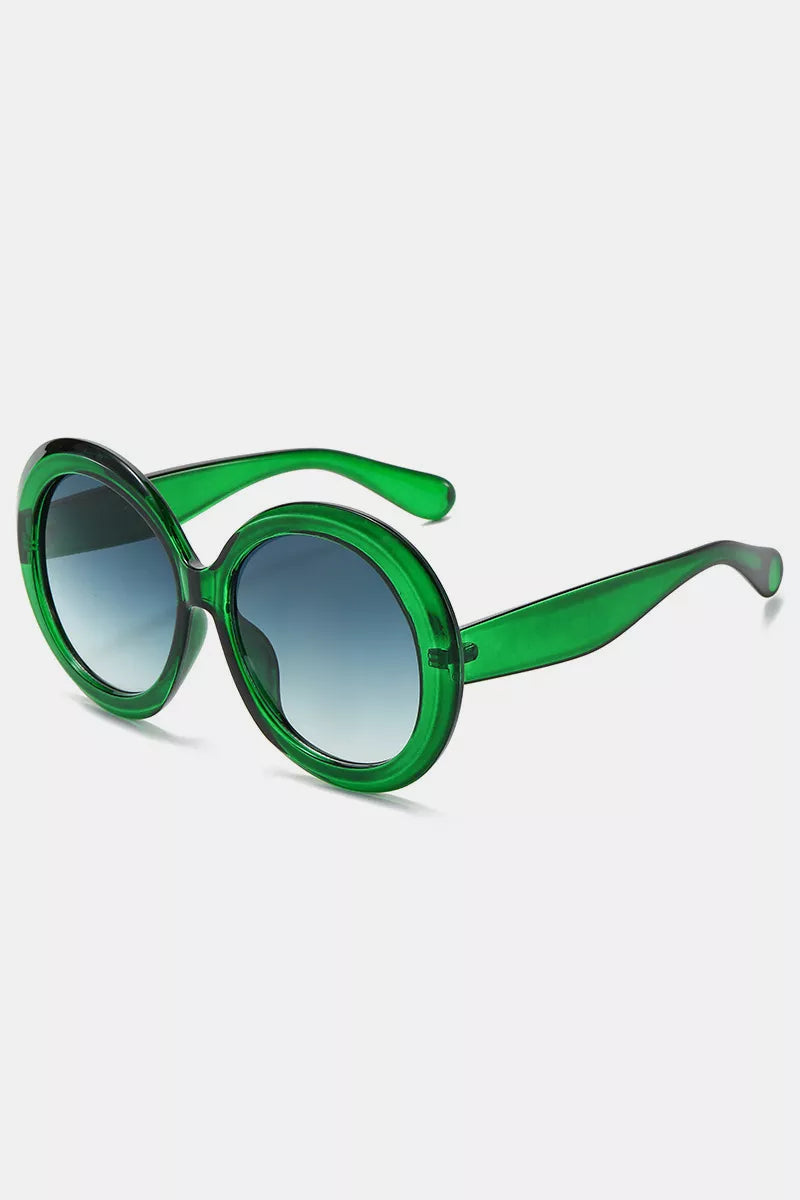 Women's Oversized Round Sunglasses UV400 Beach 7 Styles One Size Style F One Size Accessories