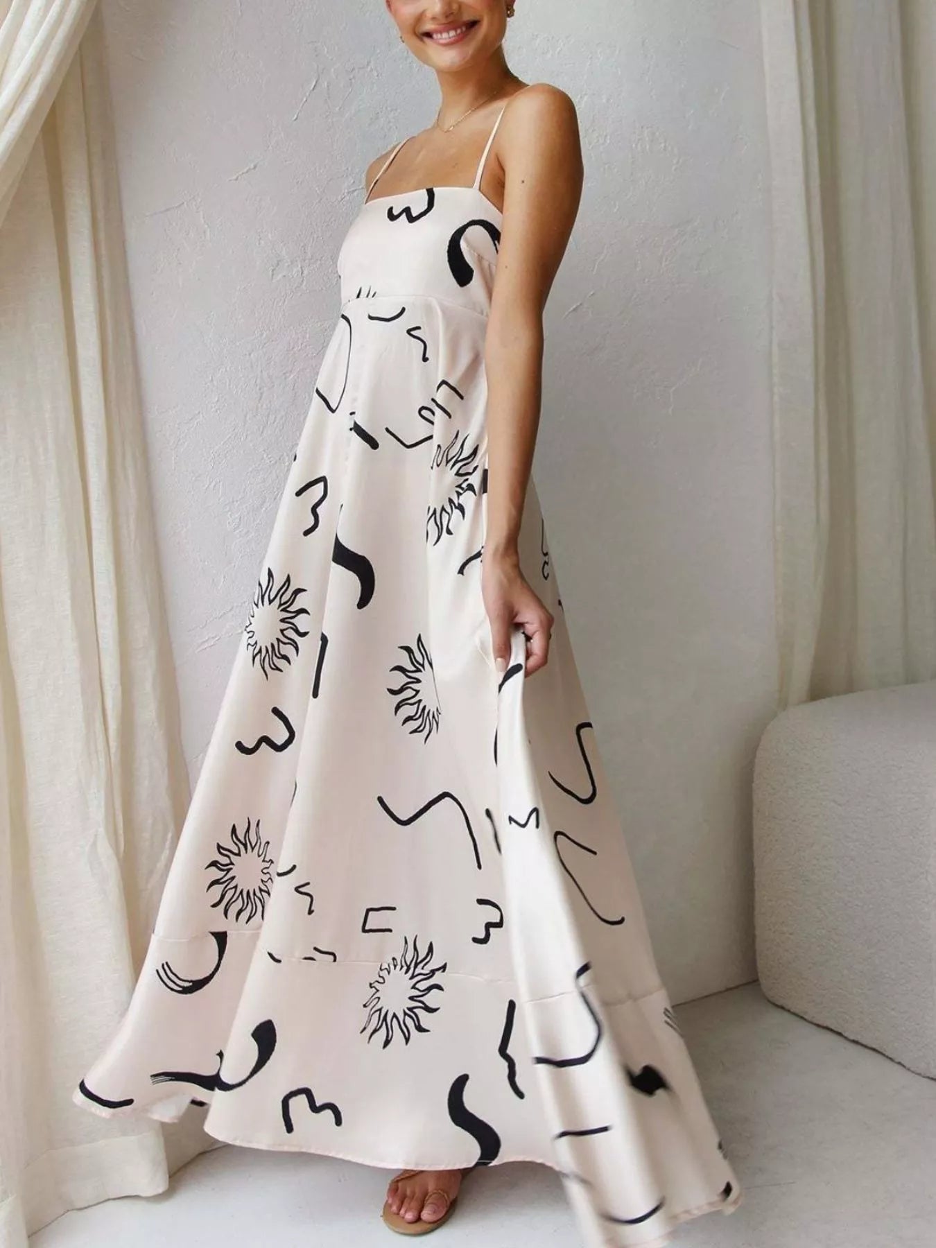 Women's Spaghetti Strap Maxi Dress – 5 Colors, S–L