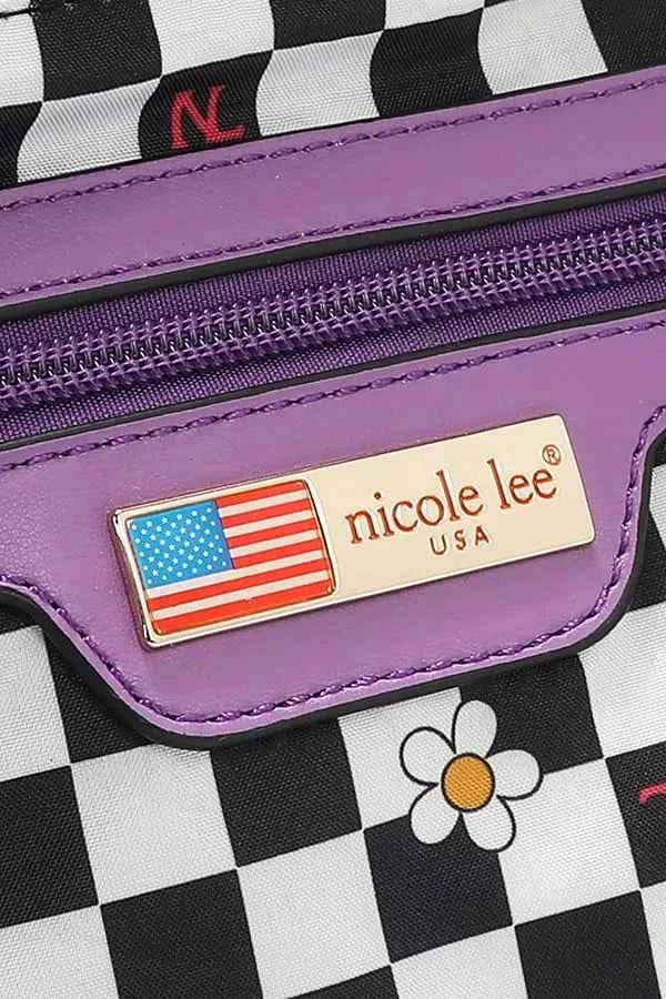 Women's Nicole Lee USA Nail Polish Mini Dome Handbag Vegan Leather One Size