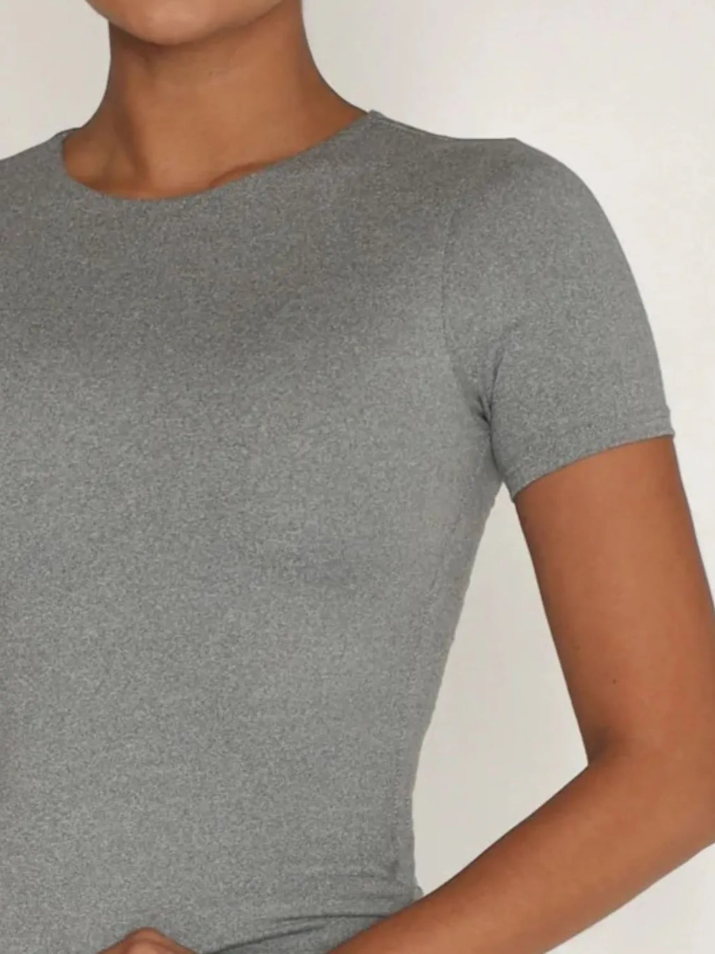 Women's Round Neck Short Sleeve Swim Top – 9 Colors