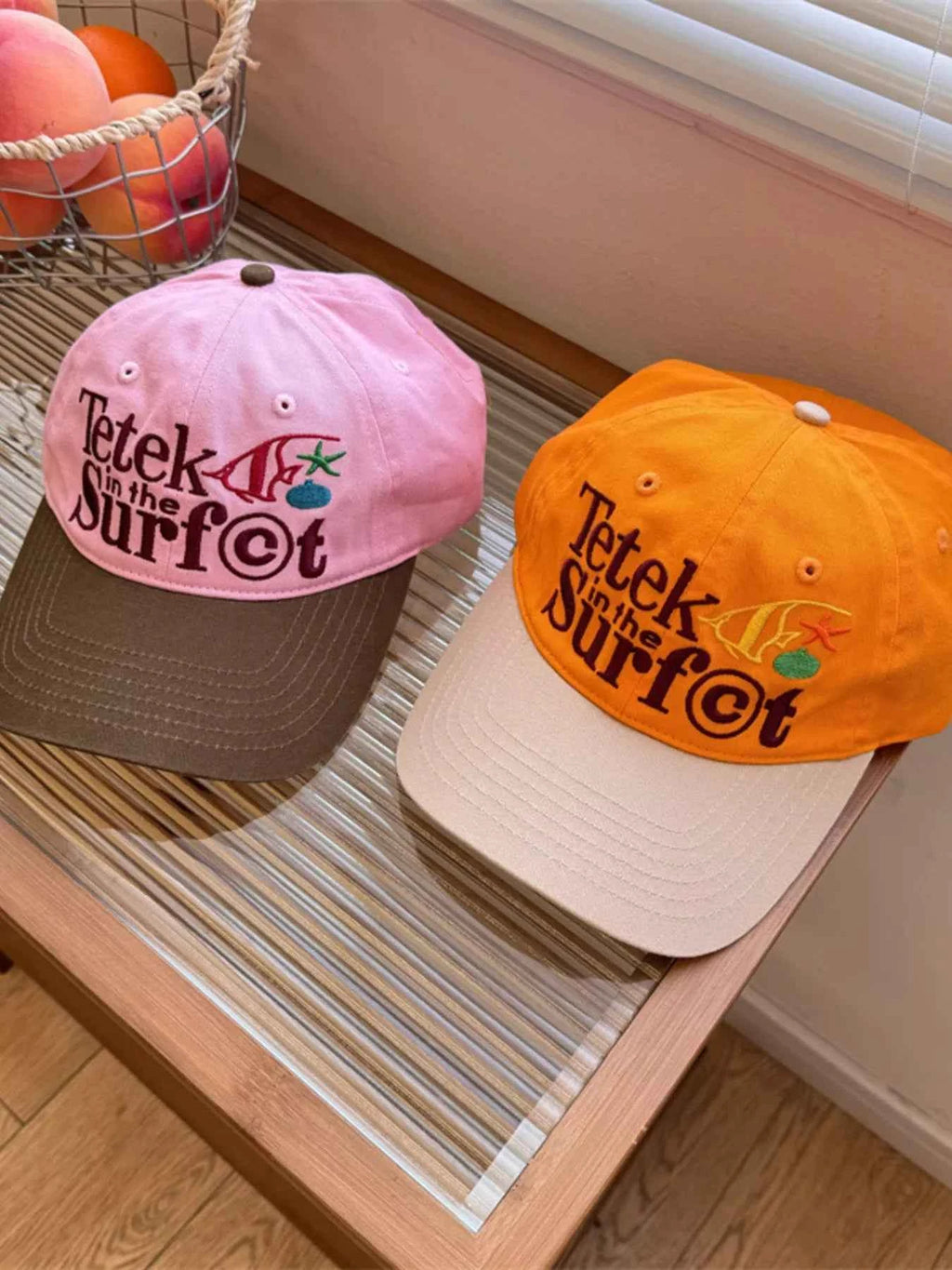 Women's K-Fashion Embroidered Letter Baseball Cap Coastal Trend One Size