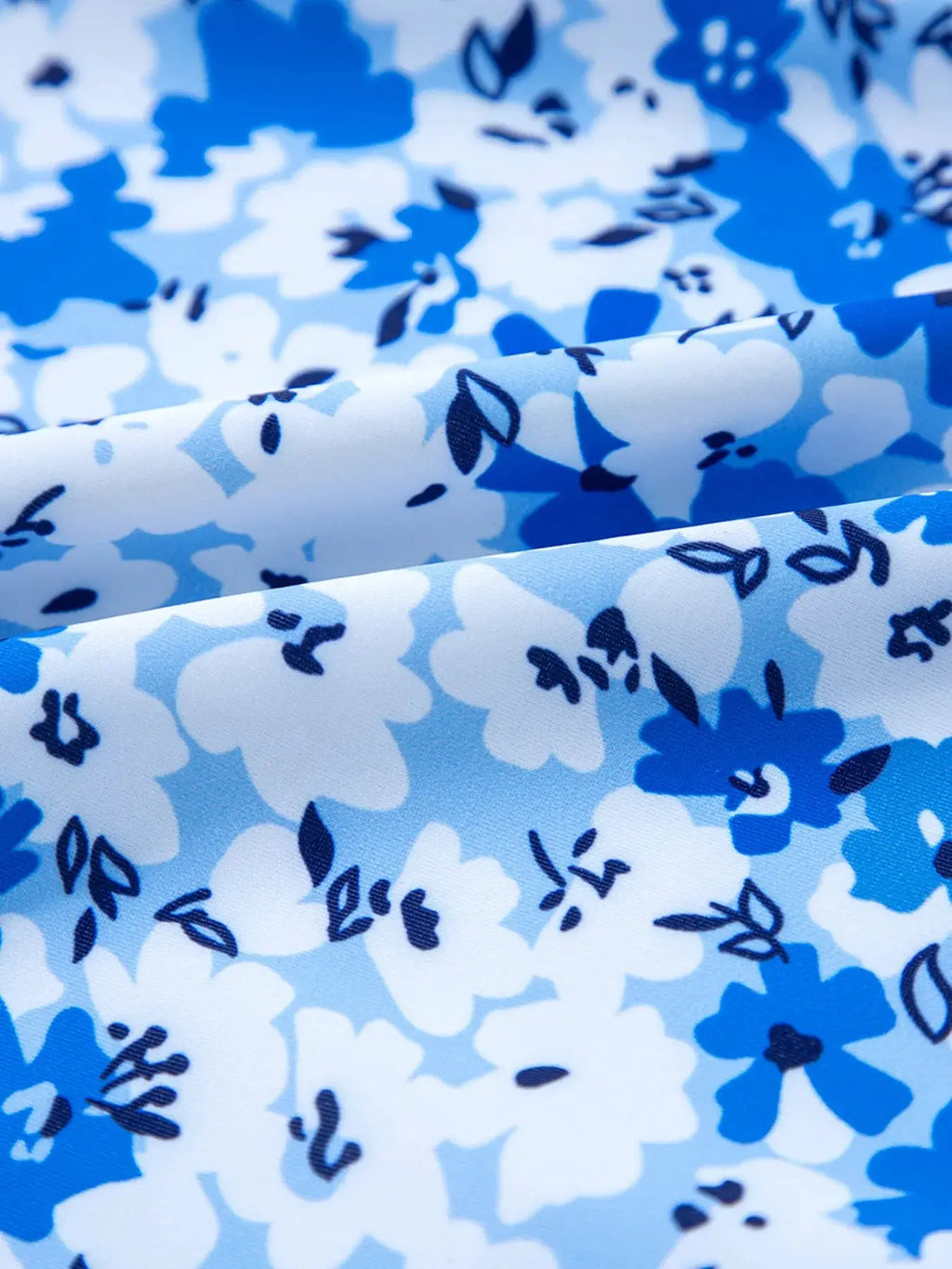 Women's Floral Ruffle Lace-Up One Piece Swimsuit – Breathable Out