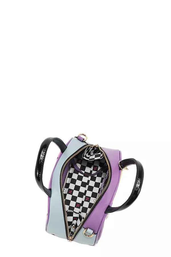 Women's Nicole Lee USA Nail Polish Mini Dome Handbag Vegan Leather One Size