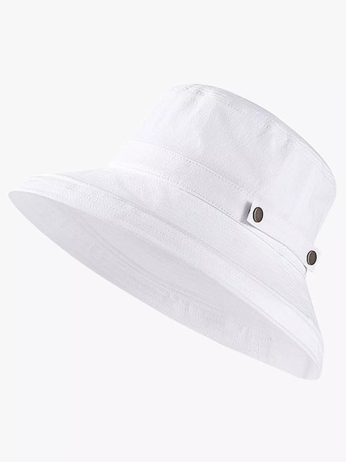 Classic Wide Brim Sun Hat White One Size