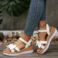 Open Toe Wedge Sandals