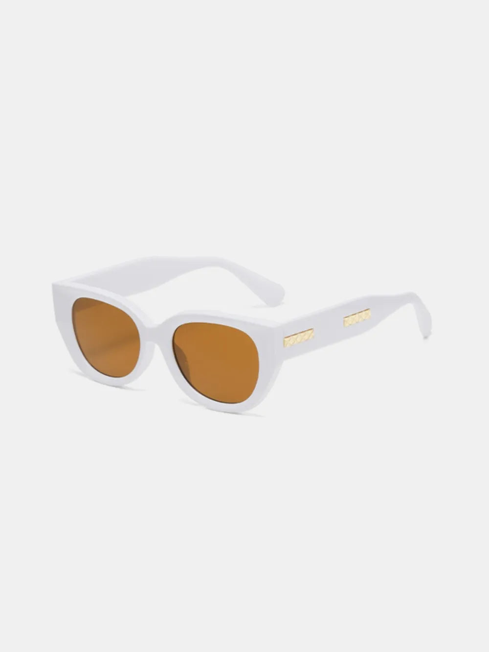 Women's Cat Eye UV400 Sunglasses Retro Coastal Multi Colors One Size White One Size
