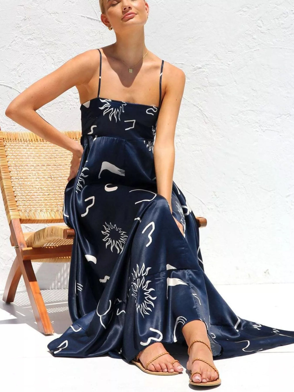 Women's Spaghetti Strap Maxi Dress – 5 Colors, S–L