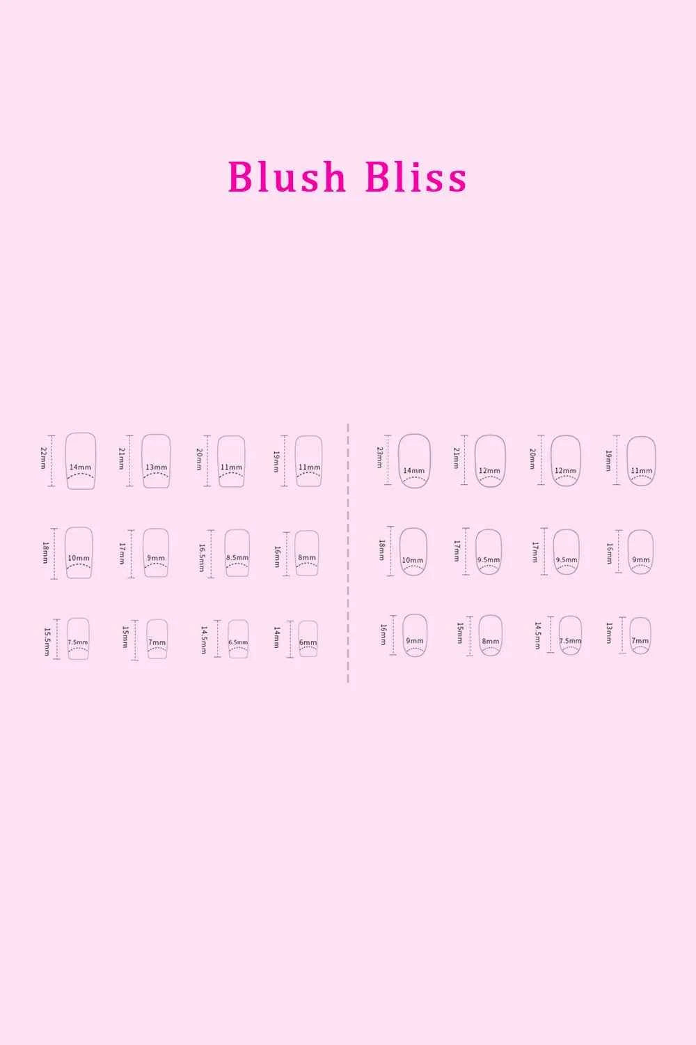 Women's So Pink Beauty Press-On Nails 2 Pack 48 Pieces Glue Included One Size
