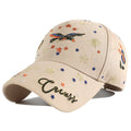 Embroidered Baseball Cap Khaki One Size